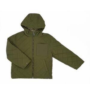 Zara Green Quilted Coat